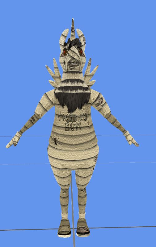 Mascotte de l'UniverSims Momie