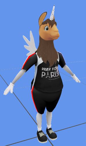 Mascotte PRAY FOR PARIS