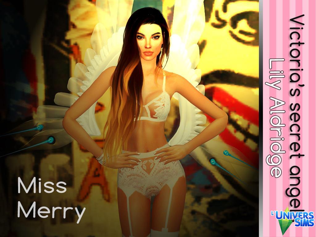 Victoria's secret angels meet Lily Aldridge as a sim :)