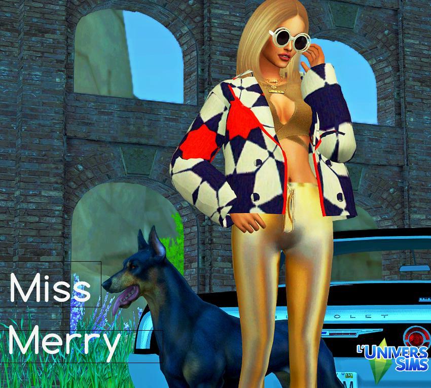 Winter coat for sims 4