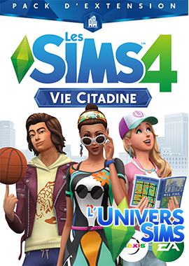 Les Sims 4 - Vie Citadine - Addon 03 : Logos, Renders, Artworks, icônes