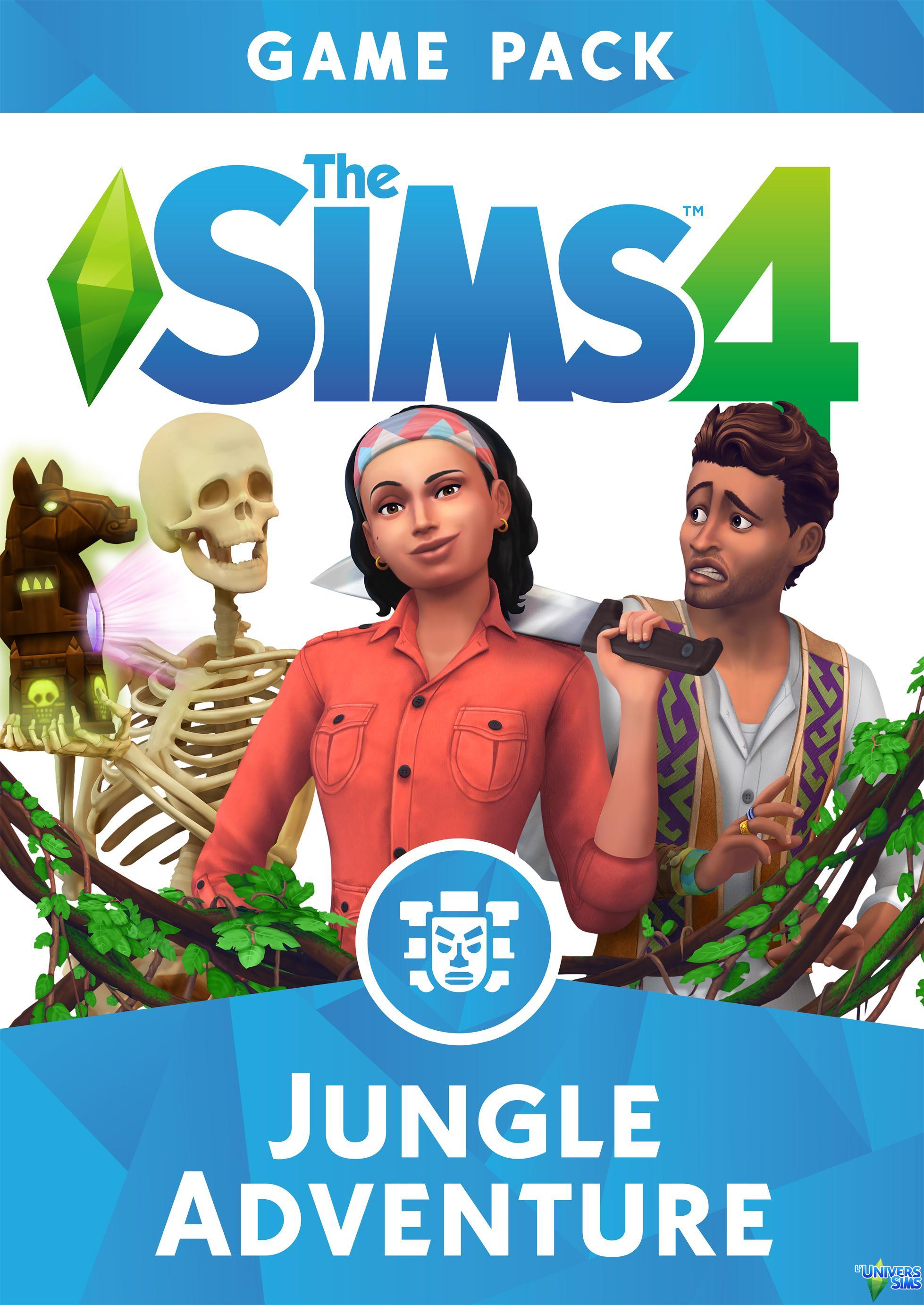 Les Sims 4 - Dans La Jungle - Pack de jeu 6 : Logos, Renders, Artworks, icônes