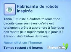 Sims 3 En route vers Le futur fabrication robot acquerir 24