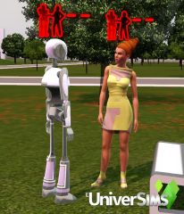 Sims 3 En route vers Le futur plumbot caractere social circuits sinistres 3