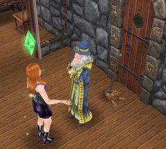 Merlin et la Fée Morgane et la balai...
