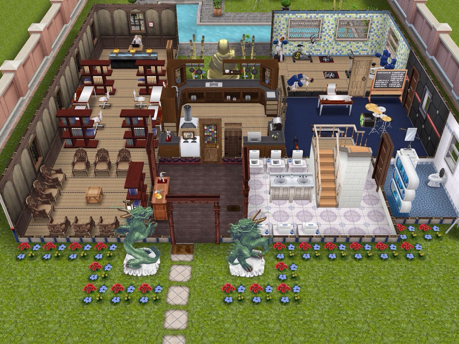 Internat pour jeunes sims asiatiques