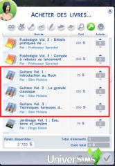 Sims 4 Competence guitare debuter livre