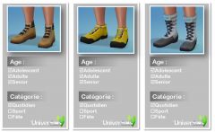 Sims4 Destination Nature CAS chaussures homme 03