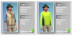 Sims4 Destination Nature CAS vetements homme 03