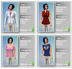 Sims4 Destination Nature CAS vetements femme 03