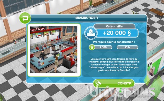 Sims Freeplay - Guide de présentation - Centre Commercial : 1ère partie.jpg