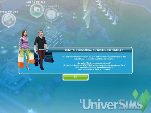 Sims Freeplay - Quête de découverte - Centre Commercial du Soleil (Première partie).jpg