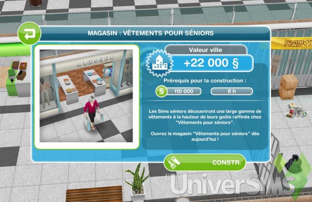 Sims Freeplay - Guide de présentation - Centre Commercial : 1ère partie.jpg
