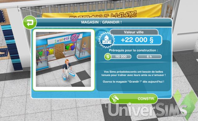 Sims Freeplay - Guide de présentation - Centre Commercial : 1ère partie.jpg