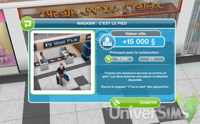 Sims Freeplay - Guide de présentation - Centre Commercial : 1ère partie.jpg