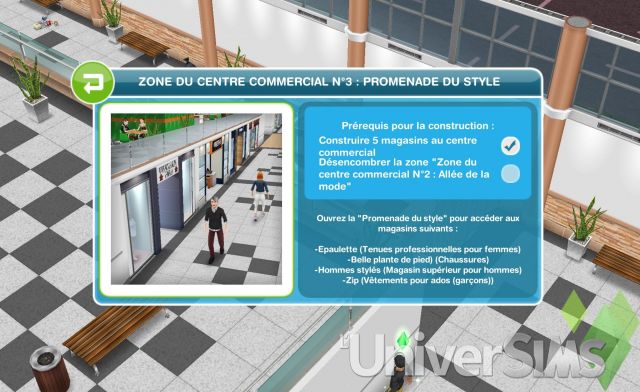 Sims Freeplay - Guide de présentation - Centre Commercial : 1ère partie.jpg