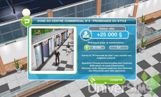 Sims Freeplay - Guide de présentation - Centre Commercial : 1ère partie.jpg