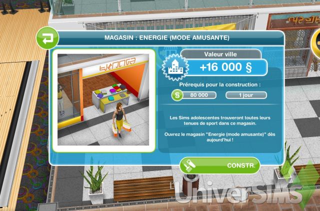 Sims Freeplay - Guide de présentation - Centre Commercial : 1ère partie.jpg