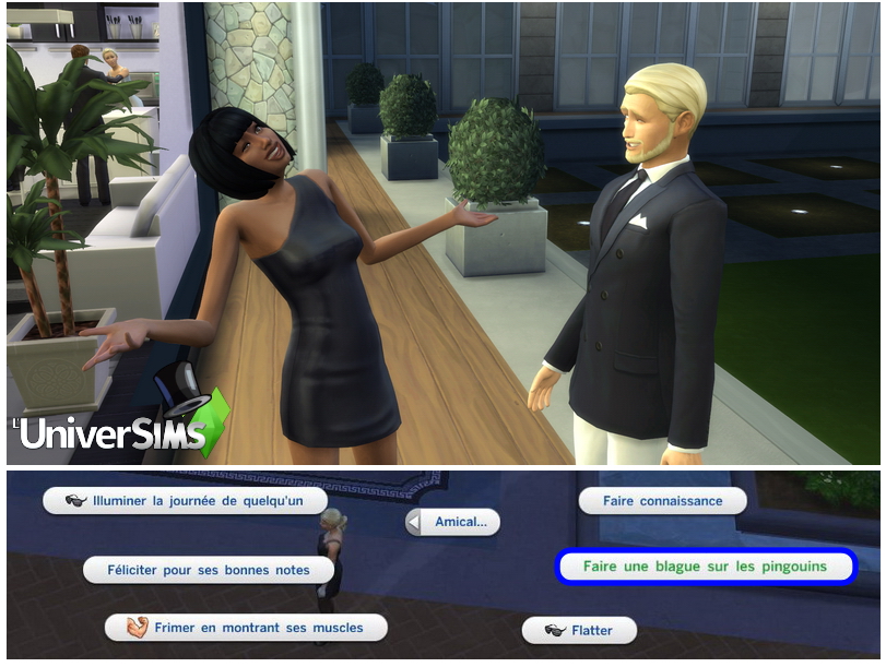 Les Sims 4 - Organiser une Soirée Noir & Blanc