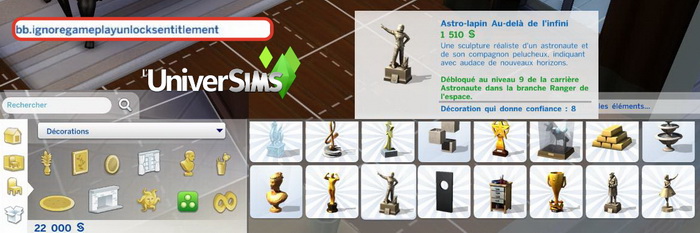 Codes de triche - cheats - Sims 4