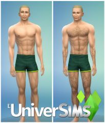 Les Sims 4 cheat Mod skin poils body hairs