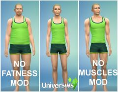 Les Sims 4 cheat Mod muscles poids