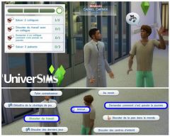 Les Sims 4 Au Travail docteur carriere N1 interactions