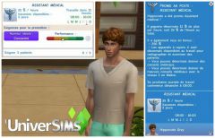 Les Sims 4 Au Travail docteur carriere N3