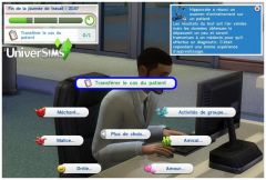 Les Sims 4 Au Travail docteur carriere N2 transferer patient