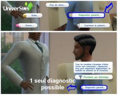 Les Sims 4 Au Travail docteur carriere N9 diagnostic garanti
