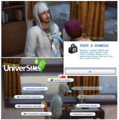 Les Sims 4 Au Travail docteur carriere N5 visite domicile 1