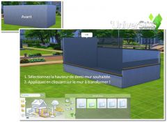 Sims4 Mise A jour juillet demi Mur 2