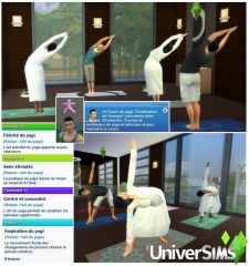 Les sims 4 pack detente Au Spa competence bien etre yoga cours