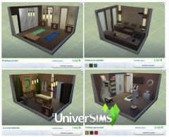 Les sims 4 pack detente Au Spa construction piece 01