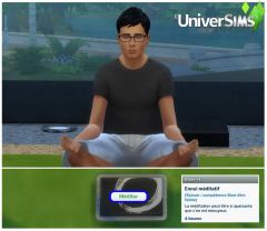 Les sims 4 pack detente Au Spa tabouret meditation