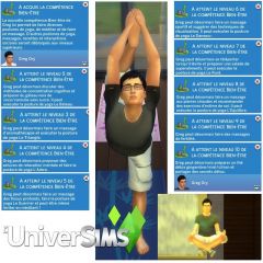 Les sims 4 pack detente Au Spa competence bien etre niveaux