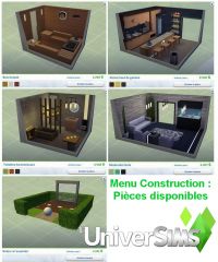 Les sims 4 pack detente Au Spa construction piece 02