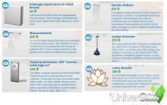Les sims 4 pack detente Au Spa catalogue eclairages 02