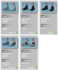 Sims4 Detente Au Spa CAS chaussures femmes