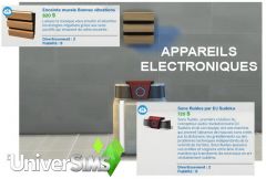 Les sims 4 pack detente Au Spa catalogue appareils electroniques 01