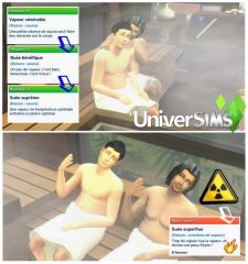 Les sims 4 pack detente Au Spa sauna 01