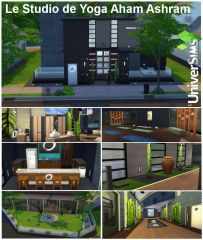 Les sims 4 pack detente Au Spa studio yoga aham ashram 01
