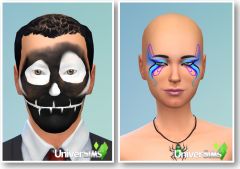 Sims 4 Kit effrayant CAS maquillage adultes