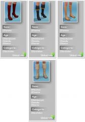 Sims 4 Kit effrayant CAS Chaussures adultes