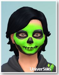 Sims 4 Kit effrayant CAS maquillage enfants