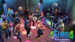Les sims 4 vivre ensemble party ruines