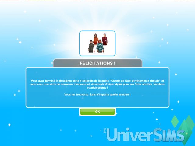 Sims Freeplay - Quête saisonnière - Chants de Noël et vêtements chauds.jpg