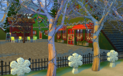 Les Sims 4 Marché de Noel