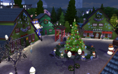 Les Sims 4 Marché de Noel