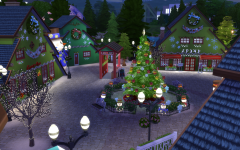 Les Sims 4 Marché de Noel